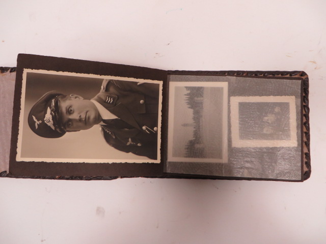 WW2 German Flak Gunner’s Photo Album small photo album containing 38 black and white photos and