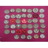 Selection of Trade Proficiency Badges embroidery letters within a wreath including ... LSO ... D ...