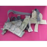 Part Set of 1908 Pattern Webbing Equipment consisting left and right sets of 5 ammo pouches with