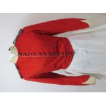 Mid 19th Century South Devon Militia Shell Jacket scarlet melton cloth short shell jacket. High