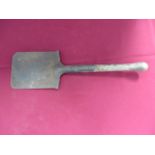 Scarce 1937 1st Pattern Entrenching Shovel German style shovel. Steel head and joining strap.