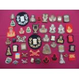 Selection of Musician Arm Badges including bullion embroidery Pipers ... Embroidery Pipers ...