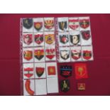 Selection of Post 1947 Indian Army Formation Badges embroidery shield badges include Northern