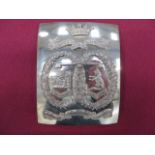 Argyll and Sutherland Highlanders Cross Belt Plate plated rectangular plated overlaid with multi