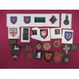 Selection of Army Cadet Force Formation Badges including embroidery West Riding ... Embroidery 2nd