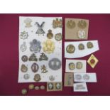 Small Selection of Various Badges including bronzed MTC (brooched) ... Bronzed Women’s Legion ...
