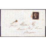 GREAT BRITAIN POSTAL HISTORY Plate 3 lettered CF,