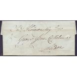 GREAT BRITAIN POSTAL HISTORY 1792 Grays Inn Coffee House Mail. Tenbury.