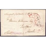 GREAT BRITAIN POSTAL HISTORY 1791 entire letter from Tredegar to Dartford Kent,