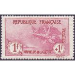 FRANCE STAMPS : 1917 War Orphan's Fund mounted mint, SG376 Cat £375.