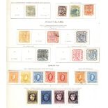 ROMANIA STAMPS : 1858-1969 mint & used collection in printed album.