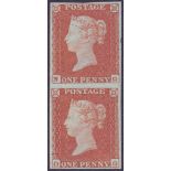 GREAT BRITAIN STAMPS ,1841  SG 8 1d Red Brown plate 170 (NG-OG) .