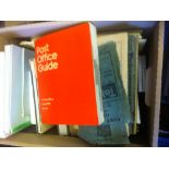 Stamp reference books, special events, Strike post,