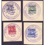 GILBERT AND ELLICE STAMPS : 1911 1/2d to 2 1/2d used,