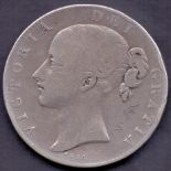 COINS : 1844 Silver Crown, Cinque Foil,