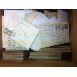 POST CARDS : European topographical old time accumulation (approx 900 cards)