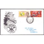 GREAT BRITAIN FIRST DAY COVER : 1963 Nature illustrated typed addressed cover,