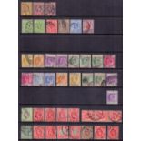 BRITISH COMMONWEALTH stamps , accumulation mint & used on stockpages in album.