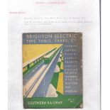 STAMPS : Railway, collection on Brighton railways inc postcards, covers, stamps etc.