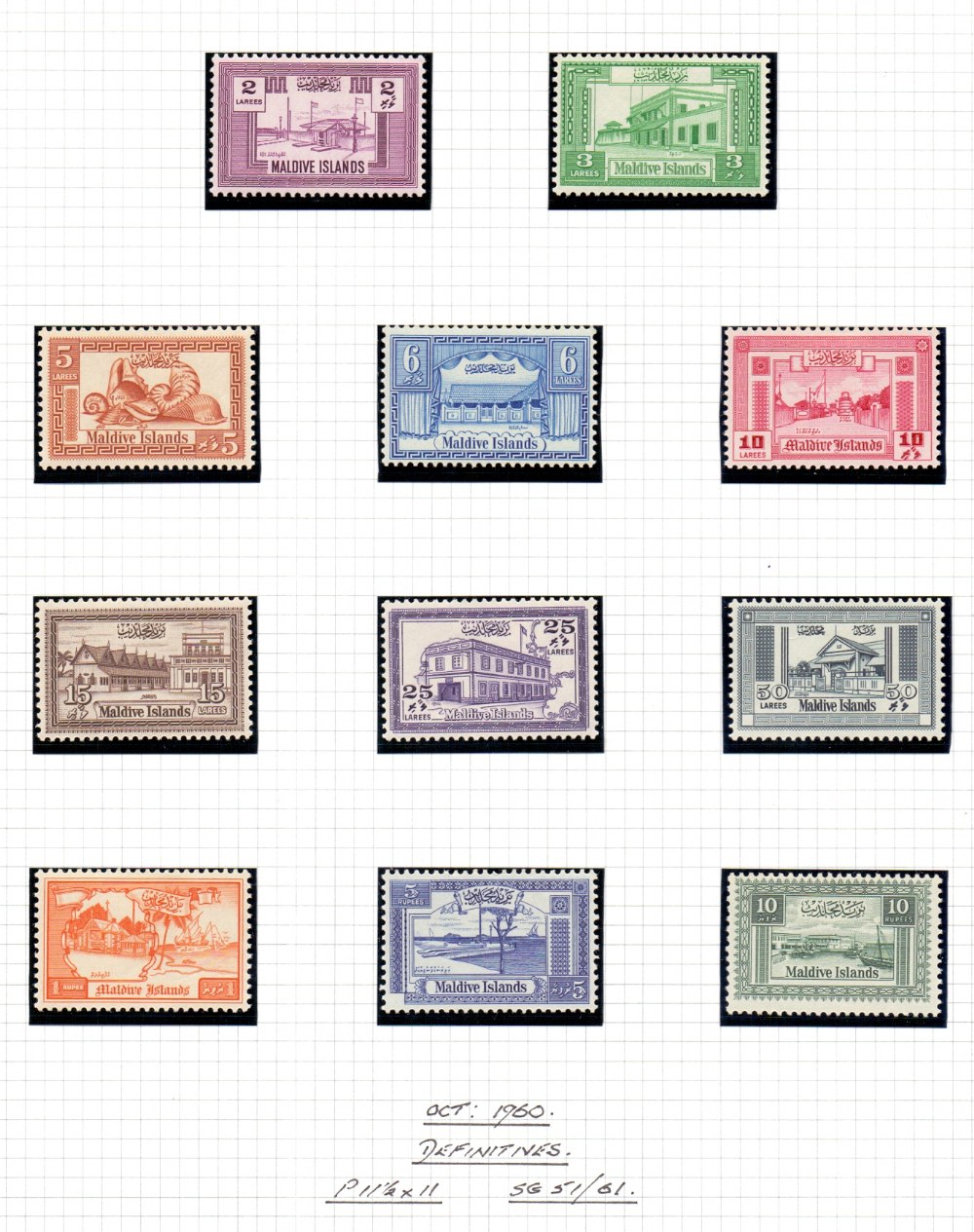 Commonwealth stamp collection in 4 albums, Ceylon, Christmas Islands, Cocos, Maldives, Mauritius, - Image 10 of 13