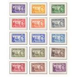 SAINT HELENA STAMPS : 1937-1949 George VI mint collection on album pages incl.