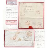 GREAT BRITAIN POSTAL HISTORY : KENT, Gravesend India Ship Letters.