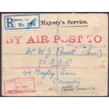 POSTAL HISTORY AIRMAIL : GREAT BRITAIN,