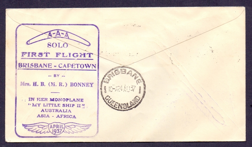 POSTAL HISTORY AIRMAIL  : AUSTRALIA, 193 - Image 2 of 2