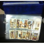 CIGARETTE CARDS : Two albums of cigarett