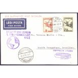 Postal History , Airmail : HUNGARY, 1932 Graf Zeppelin 1st South America flight (S 138Aa).