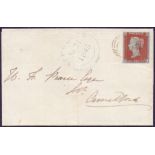 Great Britain Postal History, stamps : 1845 Penny Red plate 56,
