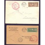 Postal History, Airmail : USA, 1930 Graf Zeppelin 1st Europe-Pan America flight.