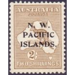 New Guinea stamps : 1915 2/- Brown.