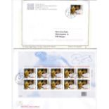 Roger Federer signed on 2007 Swiss miniature on FDC celebrating the player at World ranking #1 for