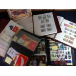 Great Britain Stamps : Collection of mint and used in six albums, some 1960's phosphor commems mint,