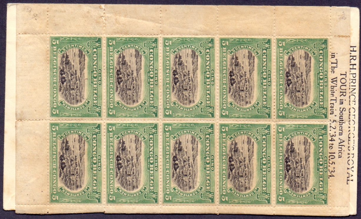 Postal History, stamps : BELGIAN CONGO, 1934 airmail cover celebrating H.R.H. - Image 3 of 3