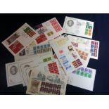 First Day Covers : Selection of 13 1978-1995 illustrated FDCs with complete 'folded' booklet panes