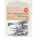 Postal History , Airmail: USA, 1911 28th Nov,