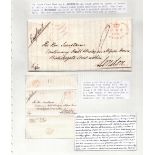 Great Britain Postal History, stamps : Plymouth Ship Letter, 1842 entire sent from Sydney,