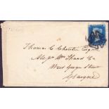 Great Britain Postal History : 1840 Two Penny Blue ,