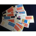 First Day Covers : Selection of 17 Royal Mail illustrated FDCs with complete booklet panes tied and