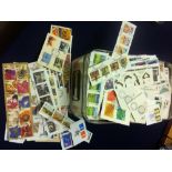 Great Britain Stamps : Large tin crammed with QEII commemorative sets,
