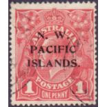 New Guinea Stamps : 1915 1d Carmine Red die II.