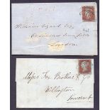 Great Britain Postal History, stamps : 1851 Penny red ASHBURTON to WELLINGTON,