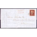 Great Britain Postal History : 1841 Penny Red plate 11.