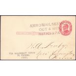 Postal History , Airmail: USA, 1913 4th Oct.