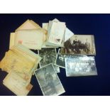 Postal History: Small batch of mixed early postcards, photos,