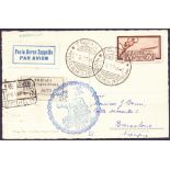 Postal History , Airmail : ITALIAN COLONIES, TRIPOLITANIA,