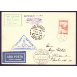 Postal History, Airmail : HUNGARY, 1931 Graf Zeppelin Austria Flight (S 116A).