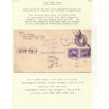 Postal History , Airmail : USA, 1920 1st Nov,